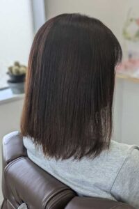 セミロング　ヘアデザイン　磐田市　ヘアサロンさぼてん