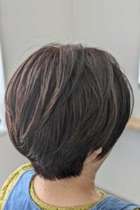 ショートヘアスタイル　ヘアデザイン　磐田市　ヘアサロンさぼてん