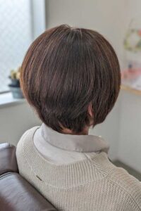 ショートヘアスタイル　ヘアデザイン　磐田市　ヘアサロンさぼてん